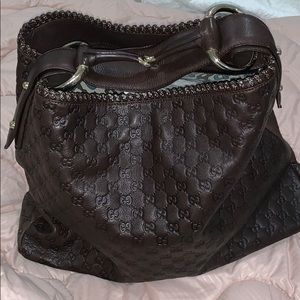 A large authentic Gucci bag